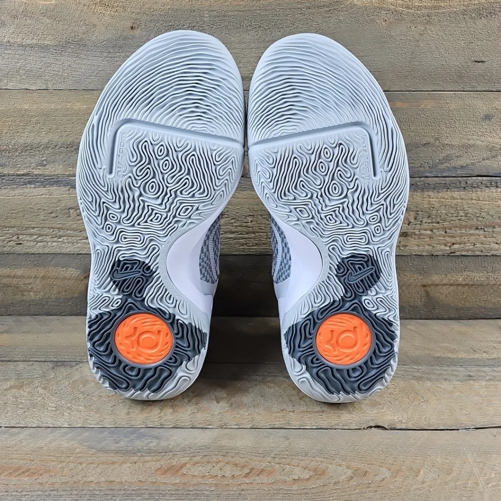 Nike KD Trey 5 IX Men's Basketball Casual Shoes Pure Platinum Cool Grey - Picture 5 of 11